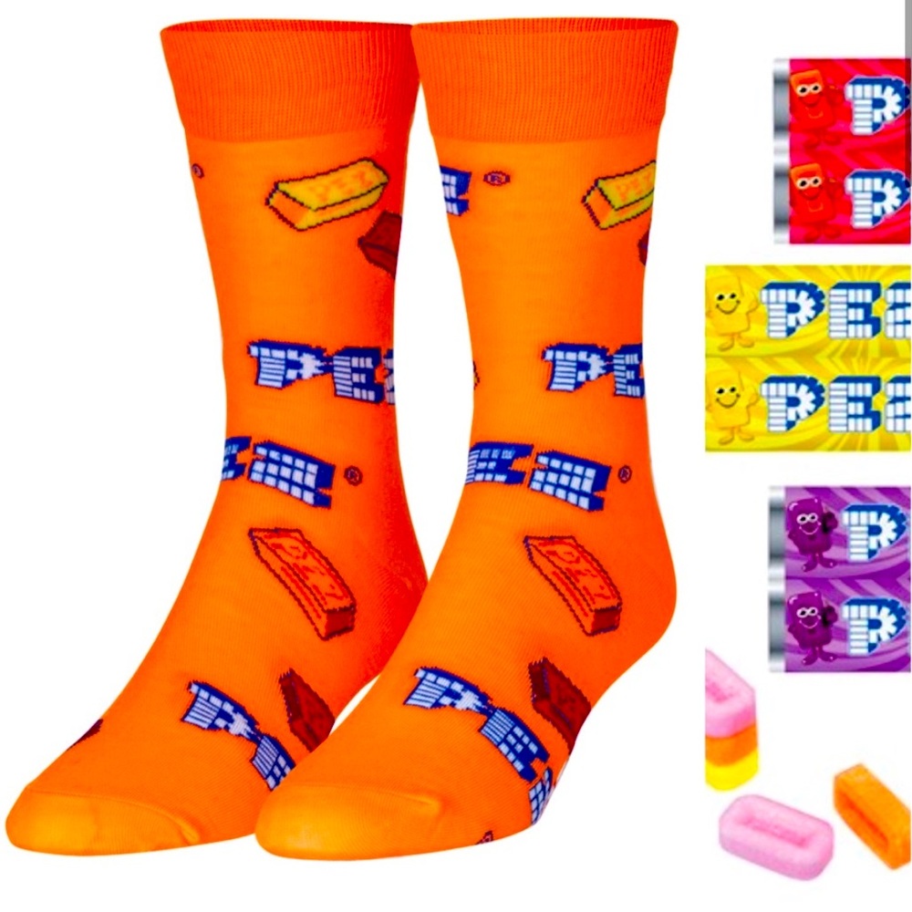 NEW! NWT PEZ NOVELTY SOCK